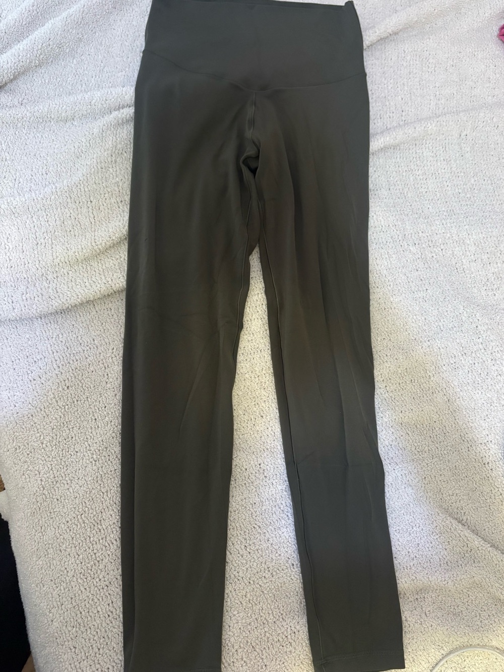High-Waist Women’s Performance Leggings - Olive Green